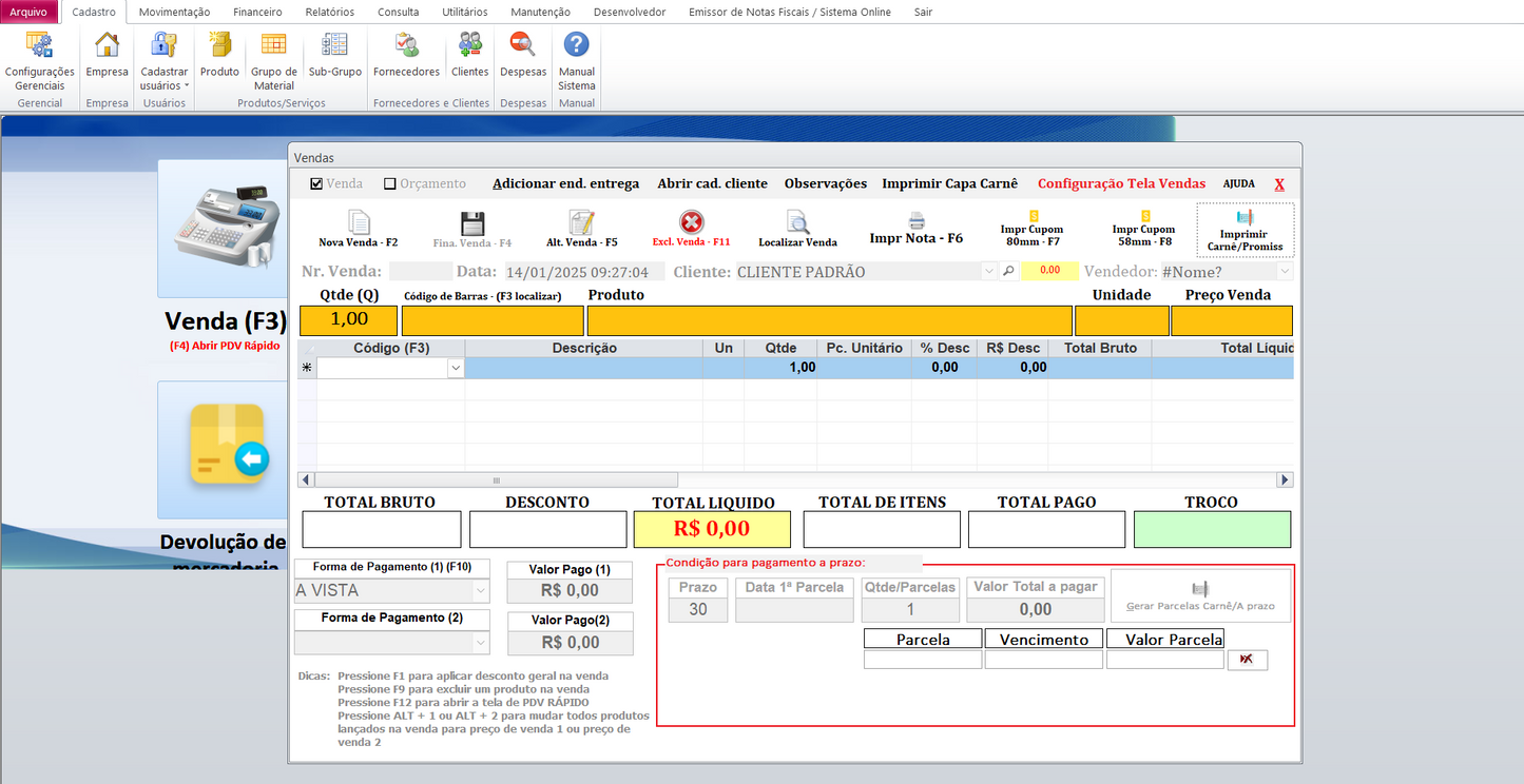 Sistema Para Gestão De Negócios