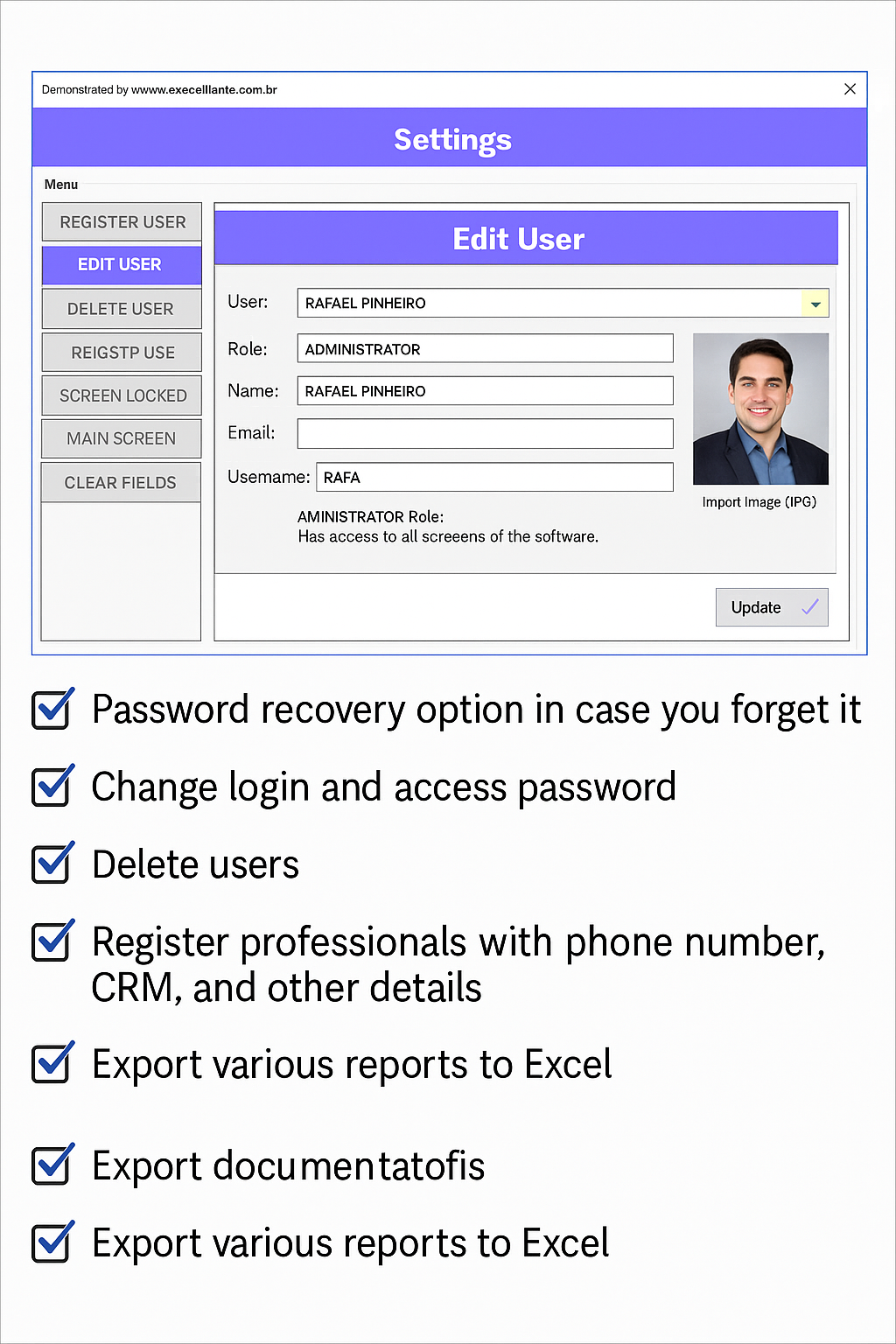 Sistema Agenda, Clientes, Dentista, Consultório, Médicos