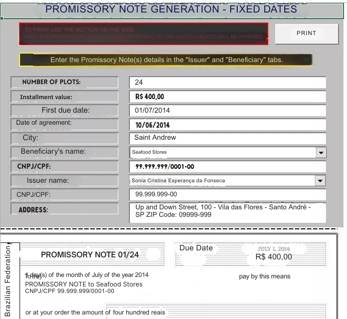 Sistema Notas Promissórias
