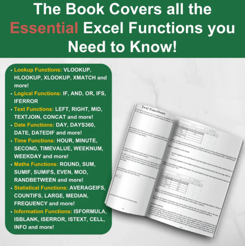 Essential Excel eBook - Formulas and Functions Simplified eBook