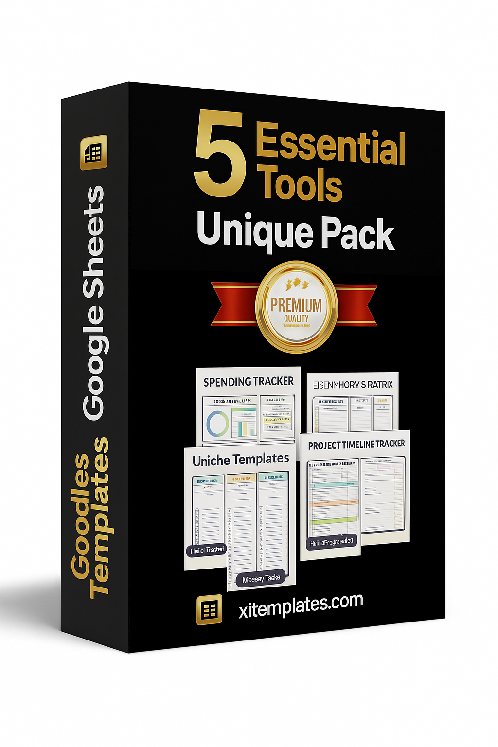 Pro Pack – 5 Google Sheets Templates