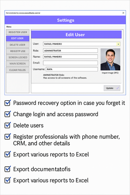 Sistema Agenda, Clientes, Dentista, Consultório, Médicos