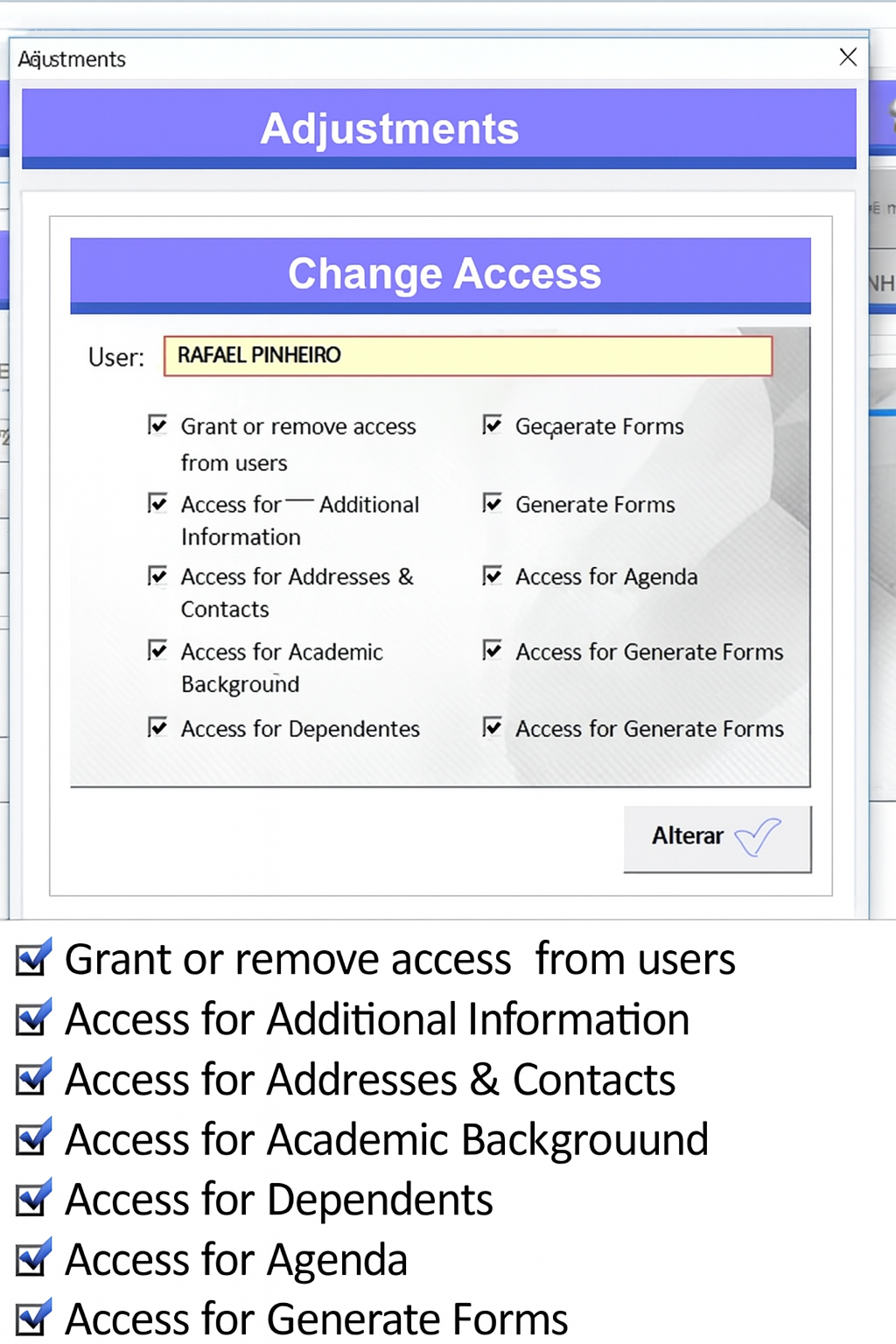 Sistema Agenda, Clientes, Dentista, Consultório, Médicos