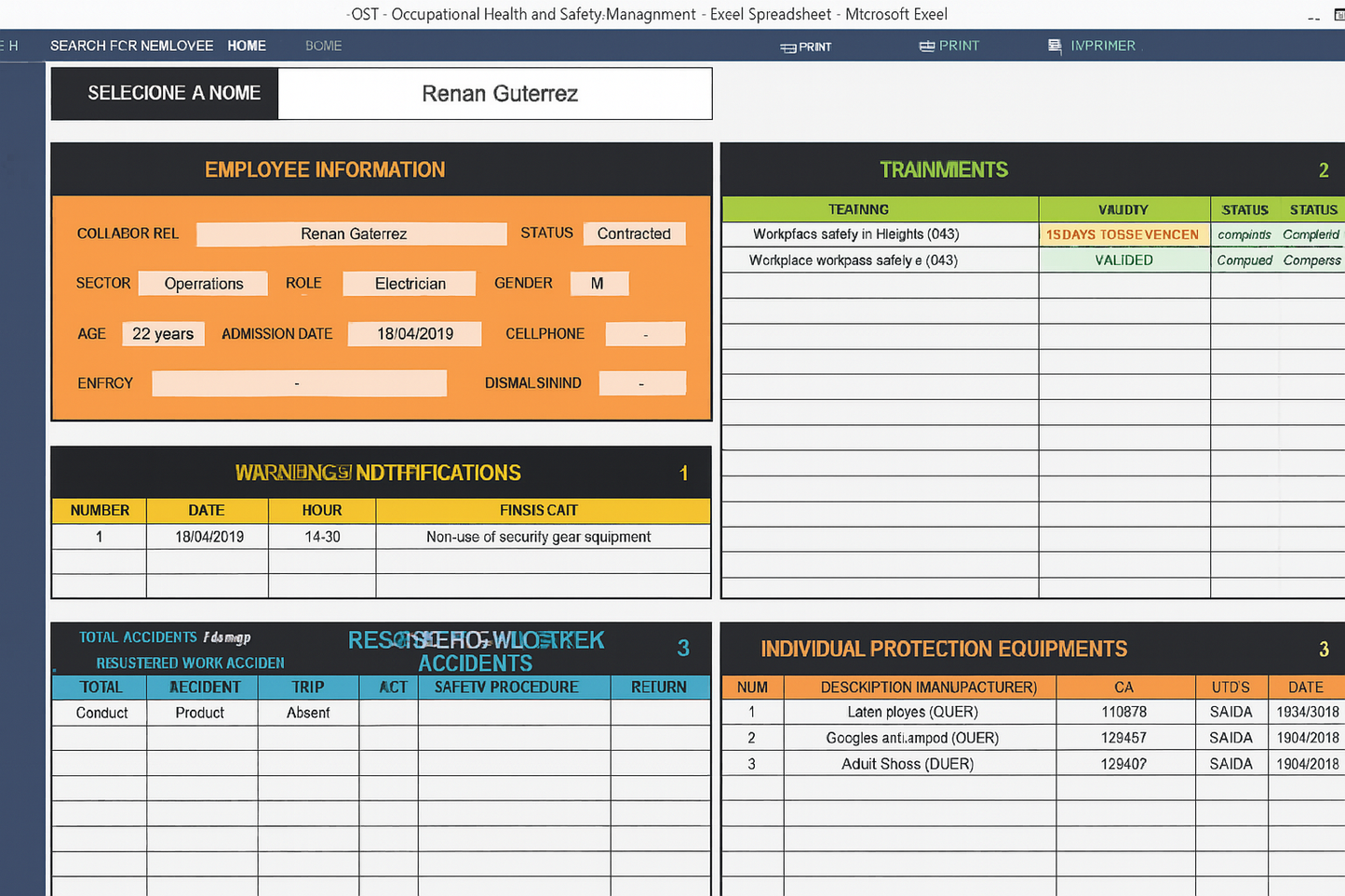 Sistema Segurança Do Trabalho Gestão Sst