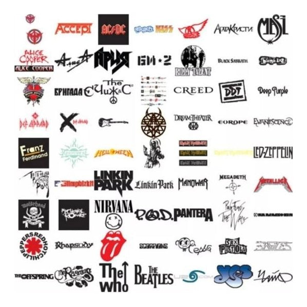 Pack + 1000 Artes Bandas De Rock Estampas Sublimação