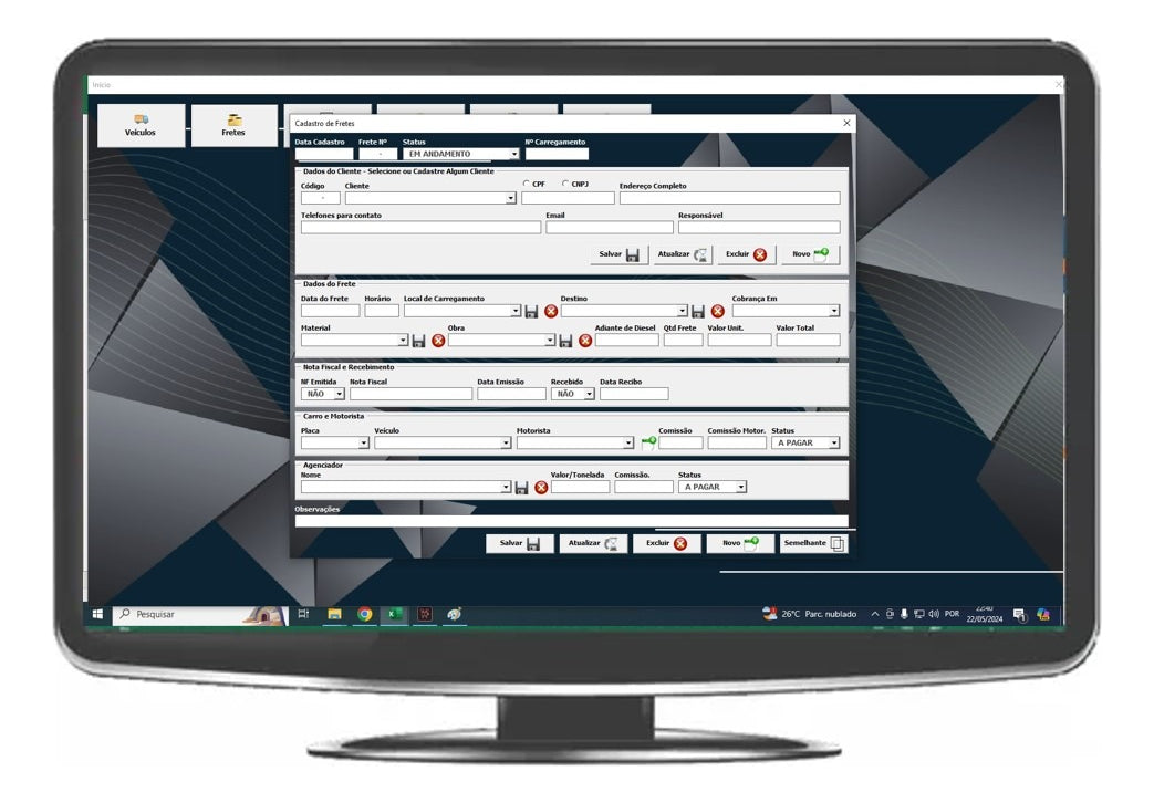 Sistema Controle De Fretes E Frotas