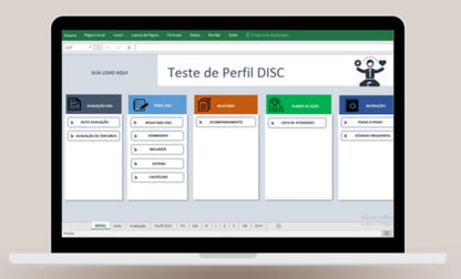 Teste De Perfil Comportamental Planilhas Disc Excel Rh