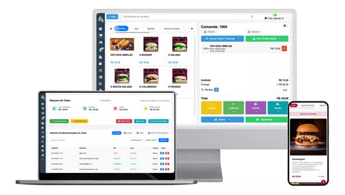 Sistema Controle De Caixa Estoque Padarias Bares Comanda