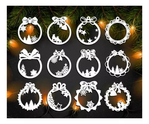 Pacote Natal Vetores Pet Corte Laser Cnc Mdf + Bônus