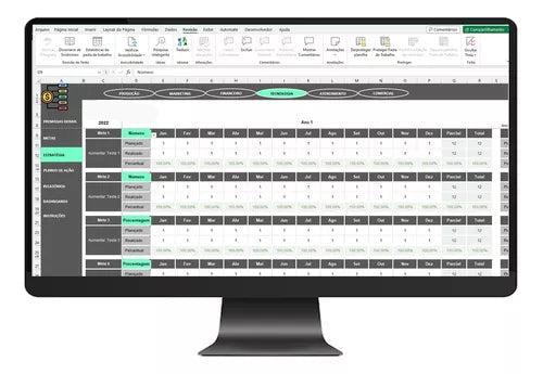 Planilha De Planejamento Estratégico Em Excel