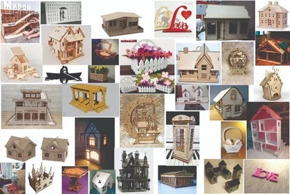 Pacote 60.000 Arquivos - Dxf, Cdr Eps - Corte A Laser Cnc