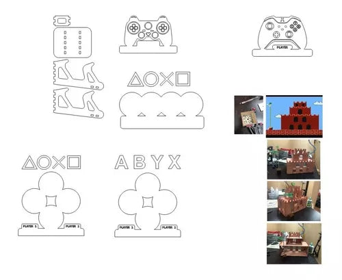 Pacote De Vetores Plaquinhas Gamer