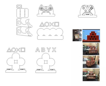 Pacote De Vetores Plaquinhas Gamer