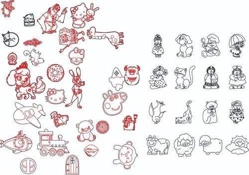 Pacote +1000 Vetores Chaveiros Lembrança Cnc Laser Router