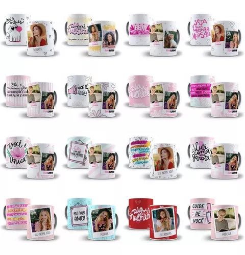 Artes Caneca Dia Das Mulheres Frases Motivacionais Coragem