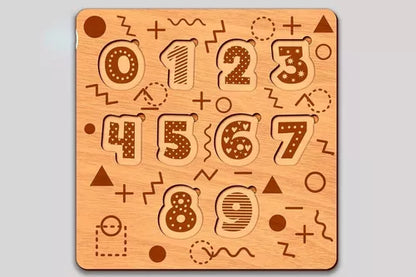 50 Quebra Cabeças Pedagógico Infantil Corte A Laser Vetor