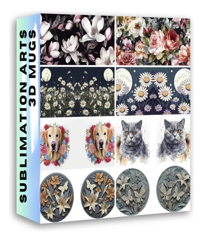 Pack 3000 Artes Digitais 3d Sublimação P/caneca Vários Temas