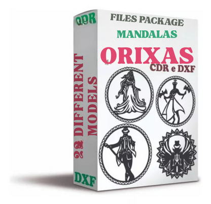 Design De Mandalas Para Projetos De Artesanato Em Cnc Orixás