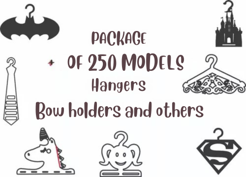 Arte Digital Cabides Porta Laços Passa Fitaa Laser Router Cnc