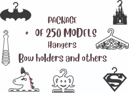 Arte Digital Cabides Porta Laços Passa Fitaa Laser Router Cnc