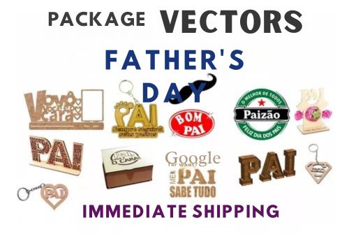 Pack Artes Corte Laser Router Dia Dos Pais Cnc Dxf Cdr