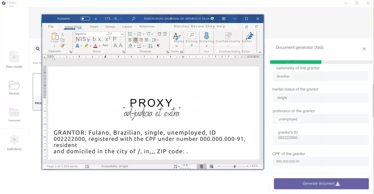 Gerador De Petições Automáticas - Software Jurídico