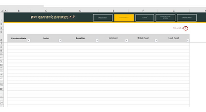Planilha Para Distribuidoras Entra E Saída E Fluxo De Caixa