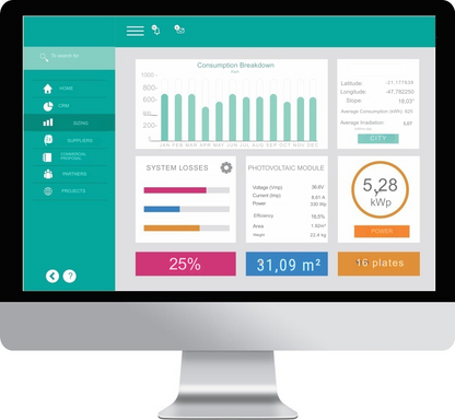 Sistema P/ Proposta E Calculo Fotovoltaicos - Solar