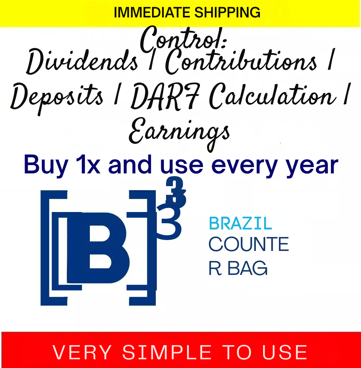 Planilha De Controle Ações Fii Dividendos Proventos Buy Hold