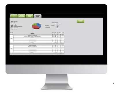 Planilha Controle Plano Dieta Montagem Alimentar Pratica