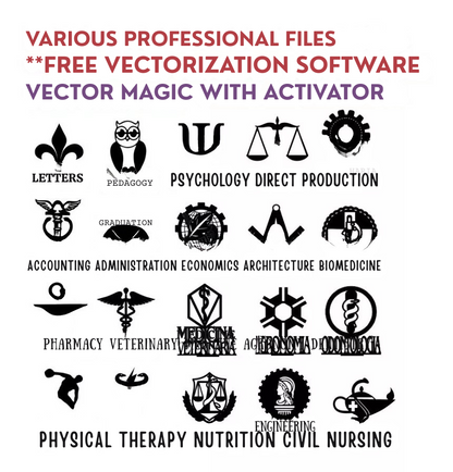 Pacote Vetores Porta Retrato Mandalas Profissões
