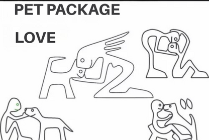 Pacote Vetor Animais Love Pet Aspire Artcan Cnc Laser Router